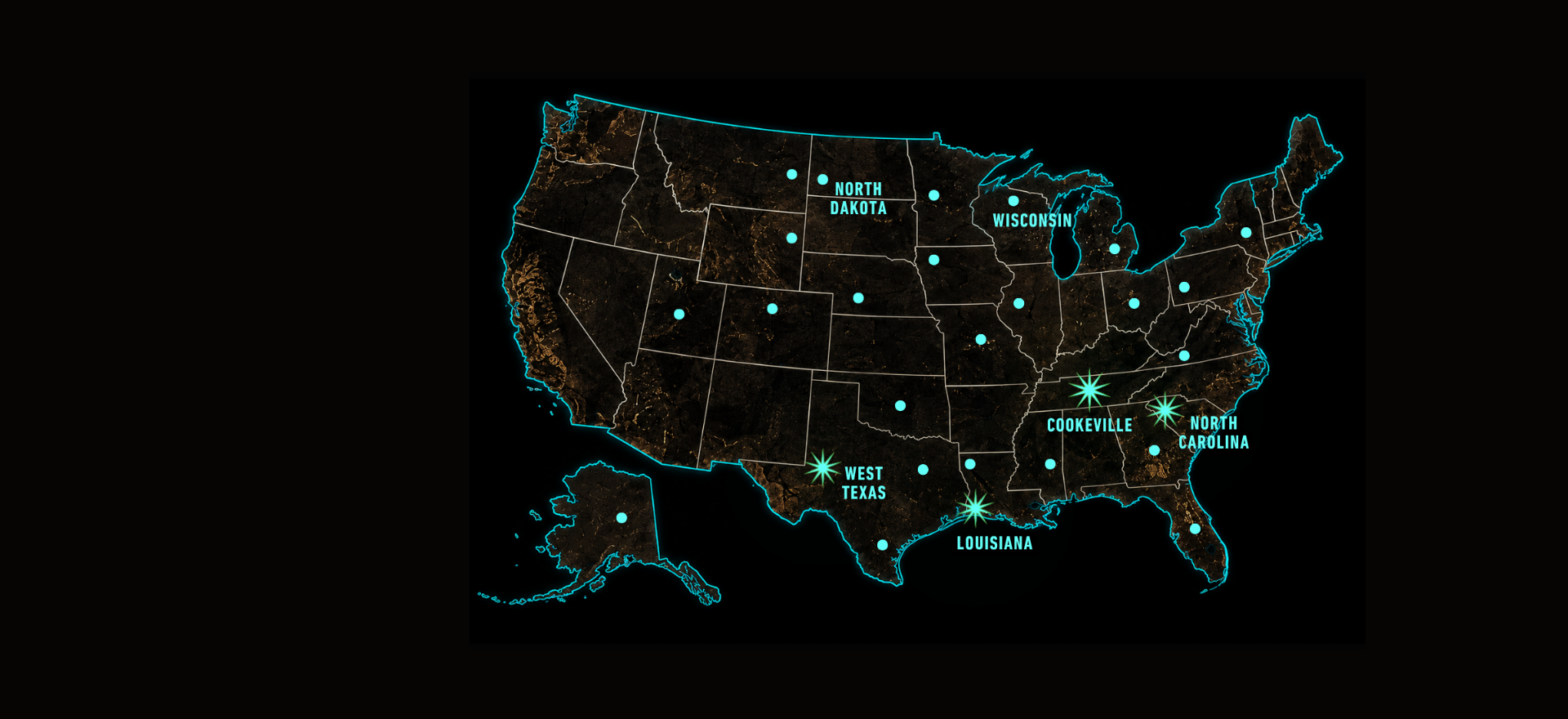 The Pipeline Life Pipeliners Tour 2026 Stops Map