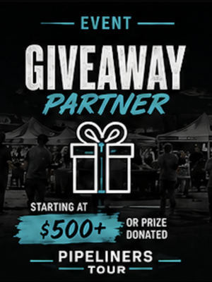 Pipeliners Tour Sponsor Giveaway Partner