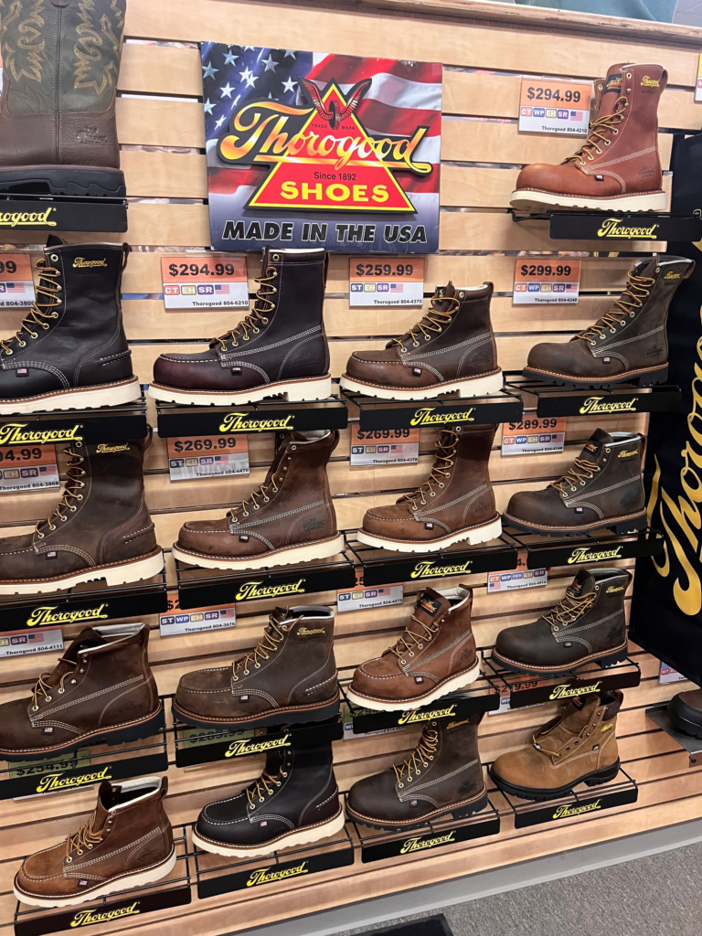 American made pipeline work boots